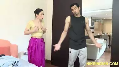 Niks Indian, Bollywood Actress And Indian Bhabhi - Desi Stepaunty Fucked By The Young Guy