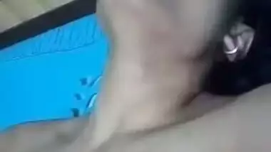 Hot MMS video of amateur Desi couple that has a XXX quickie close-up