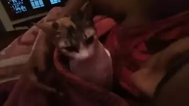 Horny Indian female is prepared for amateur porn shooting in her bed