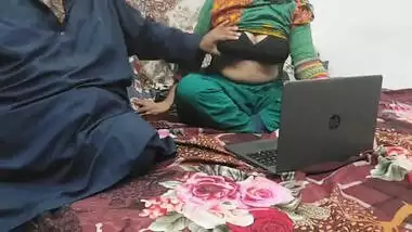 indian sister caught watching porn on laptop by her stepbrother and fucked in all holes with clear hindi voice full dirty talking