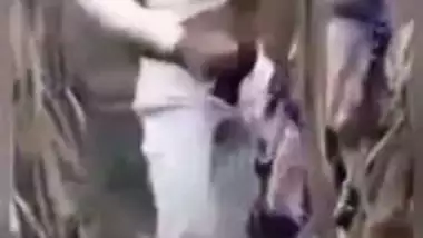 Lover couple was doing Mangal in the jungle, village people caught both of them