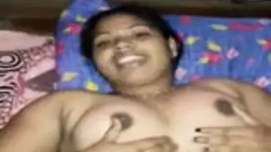 Model with naked XXX tits allows man to touch her sex body parts