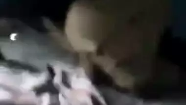 Desi charmer gives a XXX blowjob to her Dehati lover in the dark