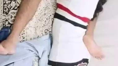 Chubby Desi whore strips to suck lover's XXX dick and fuck it well