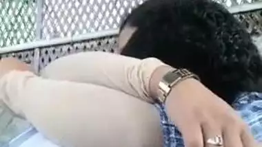 Indian woman kisses her sex partner and allows him to suck XXX nipples
