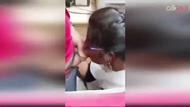 Desi wealthy store owner sucks salesman's dick for cash XXX dirty money