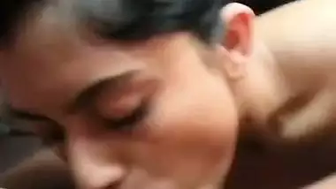 Playing with big dick in her mouth and pussy by desi GF