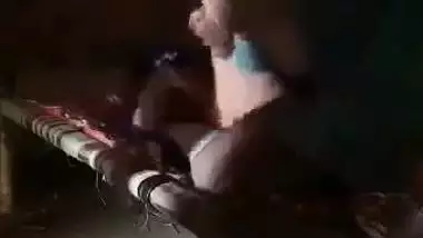 Desi xxx chudai of a dehati couple in a barn