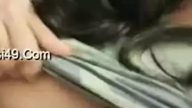 Desi love takes sexy boobs to out proving she is made for sex