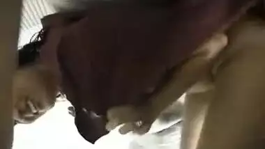 A sexy NRI porn video of a slut girl with a white guy