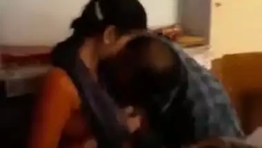 Indian teacher sucking students boobs in class