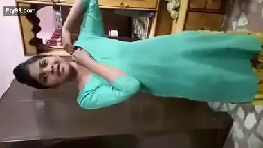 Sexy Desi Girl Strip Her Cloths and Showing Her Nude Body To Lover