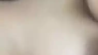 Today Exclusive- Cute Desi Girl Record Her Nude Selfie For Lover