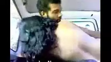 Rare desi sex scandal mms clip of desi maid with her boss in car