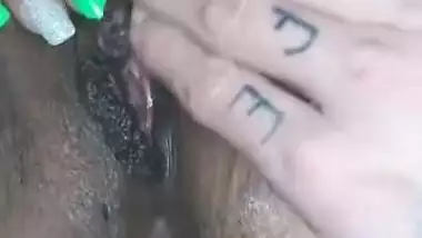 Native American Girl Has A Squirting Orgasm While Her Pussy Is Dripping Wet