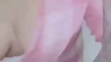 Busty girl enjoys two dicks together in Telugu xxx MMS