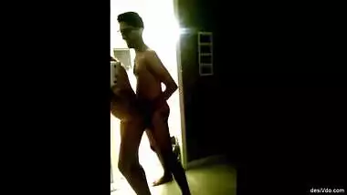 Super hot young IT couples from Bangalore having rough stand fucking and face slaps