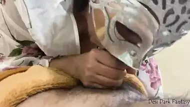 Indian Busty Desi Step Mom Sucked Her Son's Big Black Cock and Got Amazing Fuck - Hindi Clear Audio