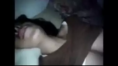 Hawt legal age teenager whore enjoys a hardcore home sex session with friend