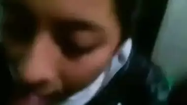 Horny teen girl enjoys incest outdoor sex with her cousin in his car