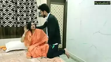 Desi mother in law fucked by daughter husband! Viral jobordosti sex with audio