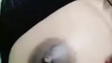 Cute Desi XXX girl showing her teen boobs and pussy on video call