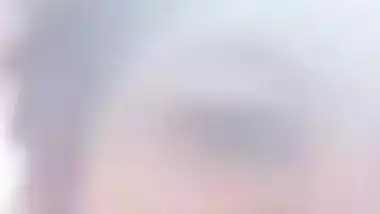 Merged sexy video of Indian hottie Janvi making naked selfie footage