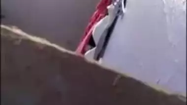 Adorable Desi aunty nude bathing outdoor secretly recorded on MMS by BF