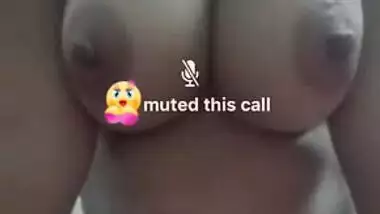 Indian woman is happy to flaunt natural tits in front of online men