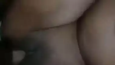 Busty Desi XXX girl gets her hairy pussy fucked by her friend MMS