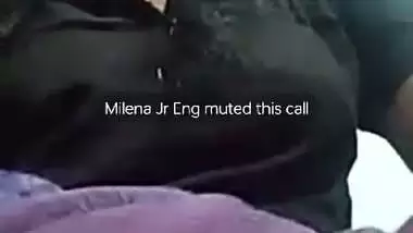 Famous mallu girlfriend boobs show on video call