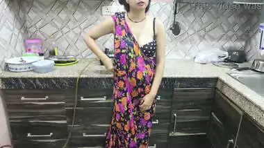 Indian Desi Bhabhi was taken to the field and made into a mare and fucked in kitchen
