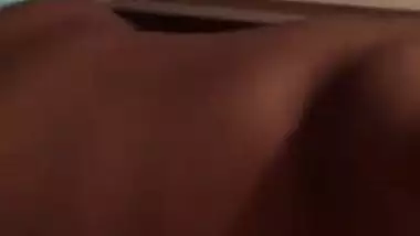 Desi wife tries hard to look XXX showing off her natural boobs