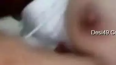 Today Exclusive- Sexy Bihari Girl Showing Her Boobs On Video Call Part 6