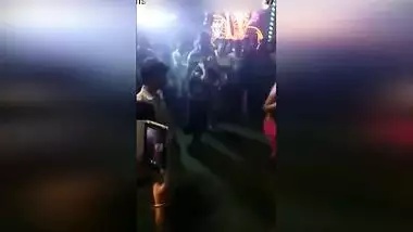 Desi local slut girls open naughty dancing front of local beer shop