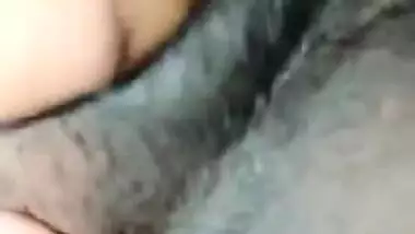 Fingers are perfect for the Indian housewife to give pussy pleasure