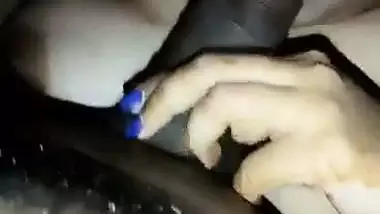 Husband sitting on wife and fucking her mouth viral sex