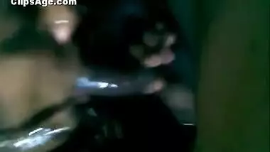 Desi whore Hema nicely sucking dick and balls of her customer MMS video