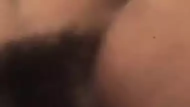 Shy Desi XXX babe gets her hairy pussy hard fucked by her boyfriend MMS