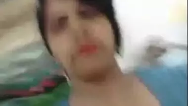 Desi Girl selfie record for bf 3 videos part 2