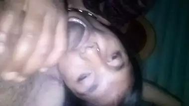 Local desi lady sucking sex rod of BF
