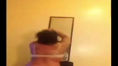 Sexy Delhi Girl Strips Down To Bra And Panties For BF To Expose Ass