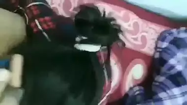 Horny Desi XXX girl gets load of cum on face with dirty talkings MMS