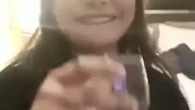 Desi cute XXX girl shows her boobs in video call after sex in a hotel