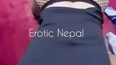 Hot Nepali Maal In Fishnet Stocking Intense Fuck - Full Video For Sale - Nepal Sex Tape