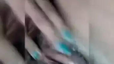 Today Exclusive- Horny Desi Girl Showing Her Boobs And Wet Pussy On Video Call Part 2