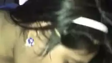 Hot XXX blowjob by Desi whore who becomes popular thanks to MMS video