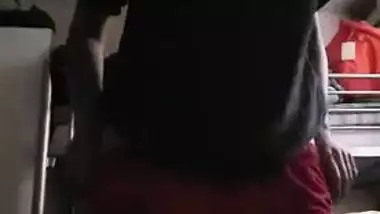 Come-hither Indian female performs XXX striptease in front of the camera