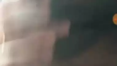 horny bangla girl showing her boobs and pussy fingering on video cal