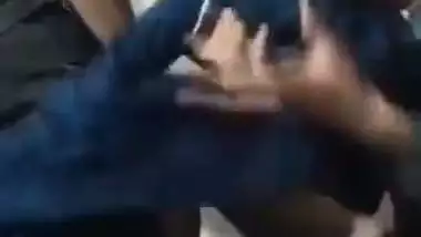 Village girl’s first blowjob MMS with her horny cousin